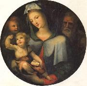 Domenico Beccafumi The Holy Family with the Young St.John oil painting on canvas